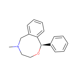 CN1CCO[C@H](c2ccccc2)c2ccccc2C1 ZINC000000120186