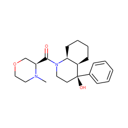 CN1CCOC[C@H]1C(=O)N1CC[C@@](O)(c2ccccc2)[C@@H]2CCCC[C@@H]21 ZINC000071318016