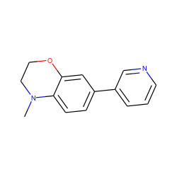 CN1CCOc2cc(-c3cccnc3)ccc21 ZINC000040866295