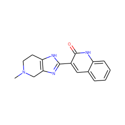 CN1CCc2[nH]c(-c3cc4ccccc4[nH]c3=O)nc2C1 ZINC000084586505