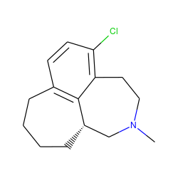 CN1CCc2c(Cl)ccc3c2[C@@H](CCCC3)C1 ZINC000027723039