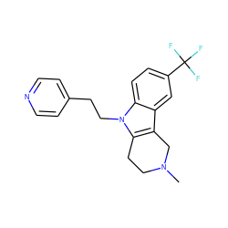 CN1CCc2c(c3cc(C(F)(F)F)ccc3n2CCc2ccncc2)C1 ZINC000071295397