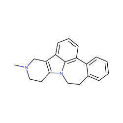 CN1CCc2c(c3cccc4c3n2CCc2ccccc2-4)C1 ZINC000103224541