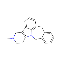 CN1CCc2c(c3cccc4c3n2Cc2ccccc2C4)C1 ZINC000103224535