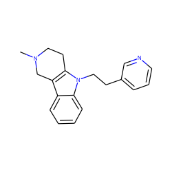 CN1CCc2c(c3ccccc3n2CCc2cccnc2)C1 ZINC000071280608