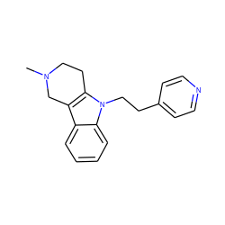 CN1CCc2c(c3ccccc3n2CCc2ccncc2)C1 ZINC000071294760