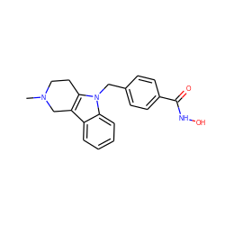 CN1CCc2c(c3ccccc3n2Cc2ccc(C(=O)NO)cc2)C1 ZINC000051951670