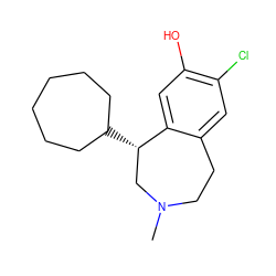 CN1CCc2cc(Cl)c(O)cc2[C@@H](C2CCCCCC2)C1 ZINC000027328661