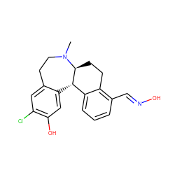 CN1CCc2cc(Cl)c(O)cc2[C@H]2c3cccc(/C=N/O)c3CC[C@@H]21 ZINC000045386497