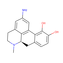 CN1CCc2cc(N)cc3c2[C@H]1Cc1ccc(O)c(O)c1-3 ZINC000005851200