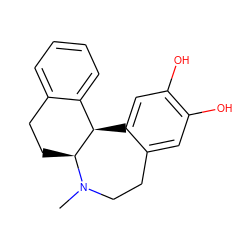 CN1CCc2cc(O)c(O)cc2[C@@H]2c3ccccc3CC[C@@H]21 ZINC000029549773