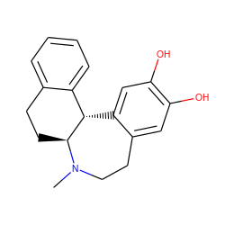 CN1CCc2cc(O)c(O)cc2[C@H]2c3ccccc3CC[C@@H]21 ZINC000029554139