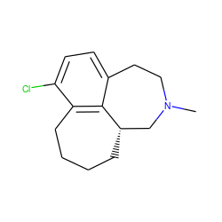 CN1CCc2ccc(Cl)c3c2[C@@H](CCCC3)C1 ZINC000027723017