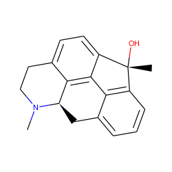 CN1CCc2ccc3c4c2[C@H]1Cc1cccc(c1-4)[C@@]3(C)O ZINC000013806913