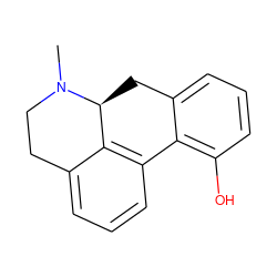 CN1CCc2cccc3c2[C@@H]1Cc1cccc(O)c1-3 ZINC000027706848