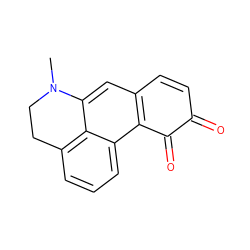 CN1CCc2cccc3c4c(cc1c23)C=CC(=O)C4=O ZINC000013554987