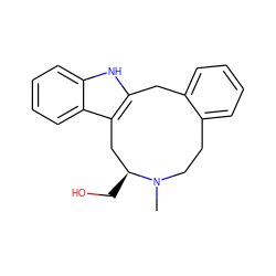 CN1CCc2ccccc2Cc2[nH]c3ccccc3c2C[C@@H]1CO ZINC000082152493