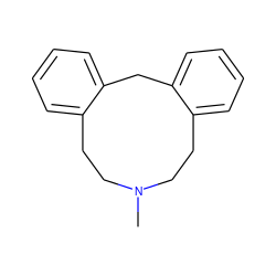 CN1CCc2ccccc2Cc2ccccc2CC1 ZINC000013679813