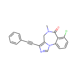 CN1Cc2c(C#Cc3ccccc3)ncn2-c2cccc(Cl)c2C1=O ZINC000150222959