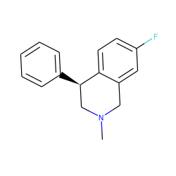 CN1Cc2cc(F)ccc2[C@H](c2ccccc2)C1 ZINC000095559508