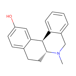 CN1Cc2ccccc2[C@@H]2c3cc(O)ccc3CC[C@H]21 ZINC000026959969