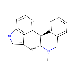 CN1Cc2ccccc2[C@@H]2c3cccc4[nH]cc(c34)C[C@H]21 ZINC000026501186