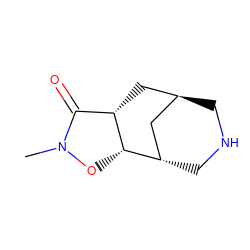 CN1O[C@H]2[C@H]3CNC[C@@H](C3)C[C@H]2C1=O ZINC000101351451