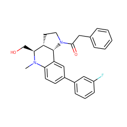 CN1c2ccc(-c3cccc(F)c3)cc2[C@@H]2[C@@H](CCN2C(=O)Cc2ccccc2)[C@@H]1CO ZINC000095603688