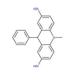 CN1c2ccc(N)cc2C(c2ccccc2)c2cc(N)ccc21 ZINC000063539456