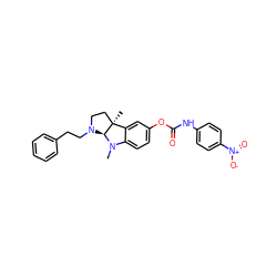 CN1c2ccc(OC(=O)Nc3ccc([N+](=O)[O-])cc3)cc2[C@]2(C)CCN(CCc3ccccc3)[C@H]12 ZINC000049089427