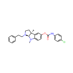 CN1c2ccc(OC(=O)Nc3ccc(Cl)cc3)cc2[C@]2(C)CCN(CCc3ccccc3)[C@H]12 ZINC000084610162