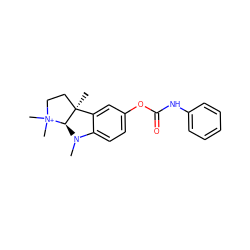 CN1c2ccc(OC(=O)Nc3ccccc3)cc2[C@]2(C)CC[N+](C)(C)[C@H]12 ZINC000053246963