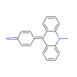 CN1c2ccccc2C(=C2C=CC(=N)C=C2)c2ccccc21 ZINC000606575892