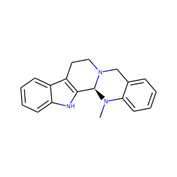 CN1c2ccccc2CN2CCc3c([nH]c4ccccc34)[C@@H]21 ZINC000095553410