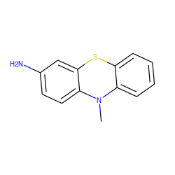 CN1c2ccccc2Sc2cc(N)ccc21 ZINC000000116812