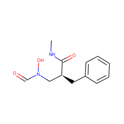 CNC(=O)[C@@H](Cc1ccccc1)CN(O)C=O ZINC000013478891