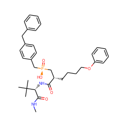 CNC(=O)[C@@H](NC(=O)[C@@H](CCCCOc1ccccc1)C[P@](=O)(O)Cc1ccc(Cc2ccccc2)cc1)C(C)(C)C ZINC000026396442