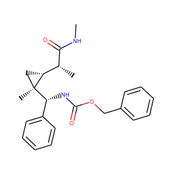 CNC(=O)[C@H](C)[C@H]1C[C@]1(C)[C@H](NC(=O)OCc1ccccc1)c1ccccc1 ZINC000006202049