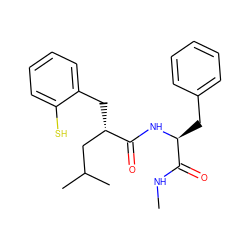 CNC(=O)[C@H](Cc1ccccc1)NC(=O)[C@@H](Cc1ccccc1S)CC(C)C ZINC000028022121