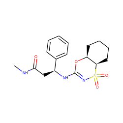 CNC(=O)C[C@H](NC1=NS(=O)(=O)[C@@H]2CCCC[C@@H]2O1)c1ccccc1 ZINC000096273958