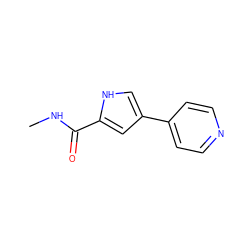 CNC(=O)c1cc(-c2ccncc2)c[nH]1 ZINC001772576948