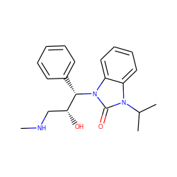 CNC[C@@H](O)[C@H](c1ccccc1)n1c(=O)n(C(C)C)c2ccccc21 ZINC000035789713