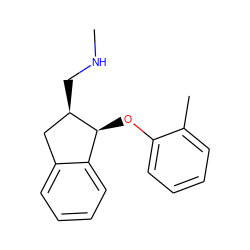CNC[C@@H]1Cc2ccccc2[C@@H]1Oc1ccccc1C ZINC000040380339