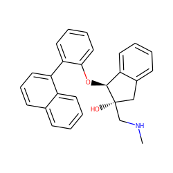 CNC[C@]1(O)Cc2ccccc2[C@@H]1Oc1ccccc1-c1cccc2ccccc12 ZINC000040860553