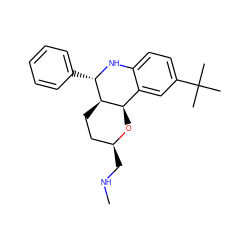 CNC[C@H]1CC[C@@H]2[C@H](O1)c1cc(C(C)(C)C)ccc1N[C@H]2c1ccccc1 ZINC000049110715