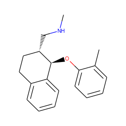 CNC[C@H]1CCc2ccccc2[C@@H]1Oc1ccccc1C ZINC000040973952
