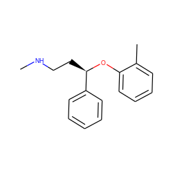 CNCC[C@@H](Oc1ccccc1C)c1ccccc1 ZINC000001842633