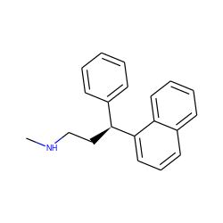 CNCC[C@@H](c1ccccc1)c1cccc2ccccc12 ZINC000064448484