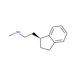 CNCC[C@@H]1CCc2ccccc21 ZINC000027754417