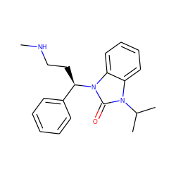 CNCC[C@H](c1ccccc1)n1c(=O)n(C(C)C)c2ccccc21 ZINC000034986366